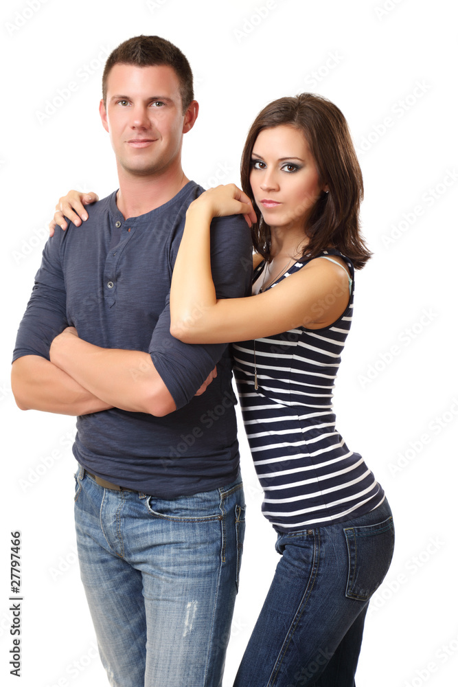 portrait of a nice young couple portrait of a nice young couple