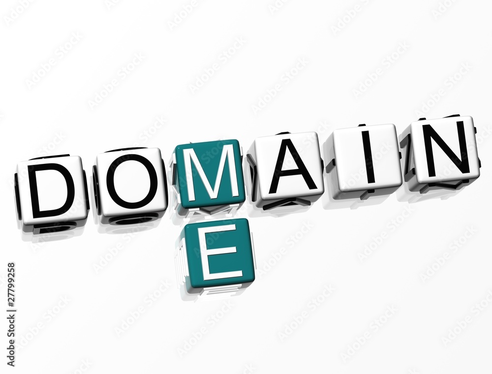 Fototapeta premium Me Domain Crossword