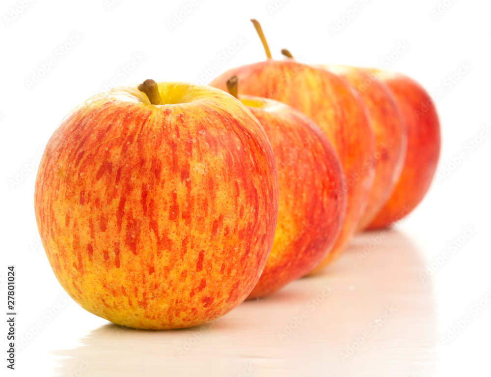 red apple