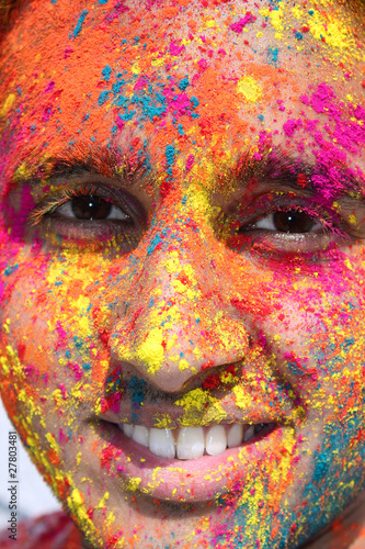 Fototapeta Naklejka Na Ścianę i Meble -  Colored Face