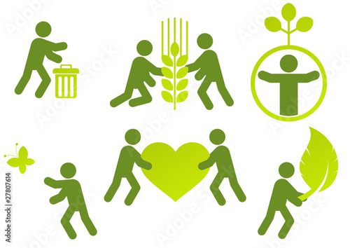 umwelt öko bio zeichen symbol