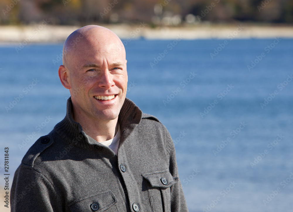 Man at beach Man at beach