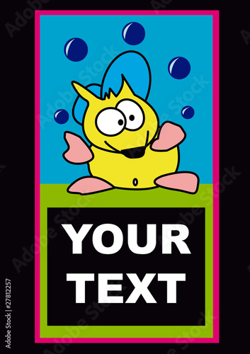 carte invitation texte animal