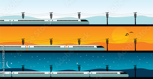 Konstfotografi bullet train