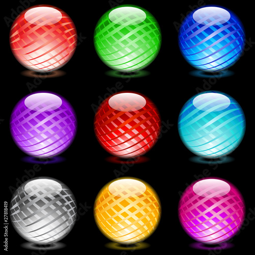 Glossy spheres