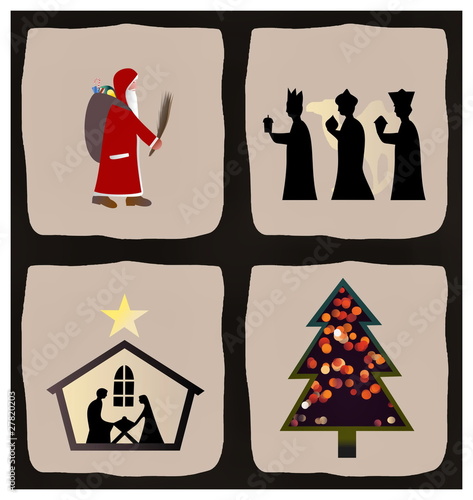Weihnachtssymbole