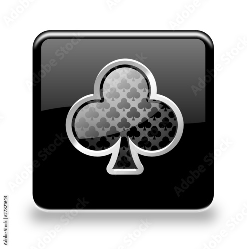Button Poker Kreuz 3D