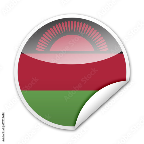 Pegatina bandera Malawi con reborde Free Download Pegatina bandera Malawi con reborde - GFXLoad