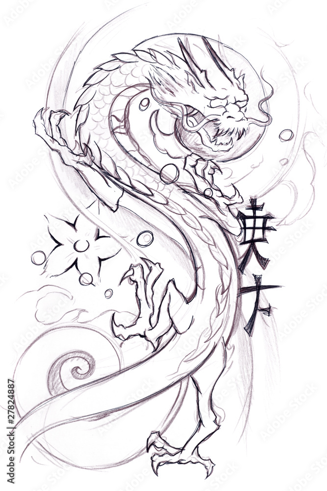 How To Draw A Japanese Dragon Step by Step Drawing Guide by KingTutorial   DragoArt