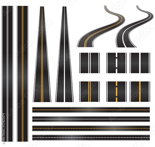 vector roads