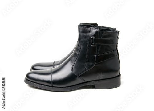 black mens boots
