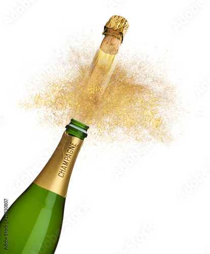 Knallender Sektkorken
