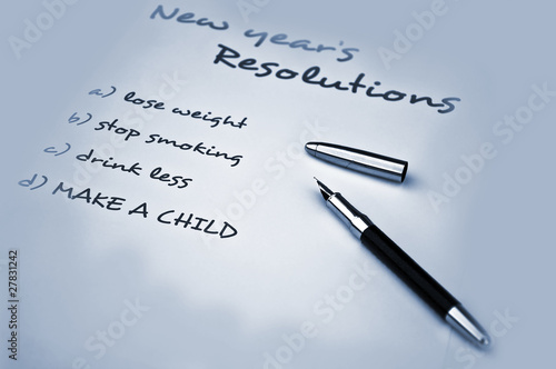 New year resolution