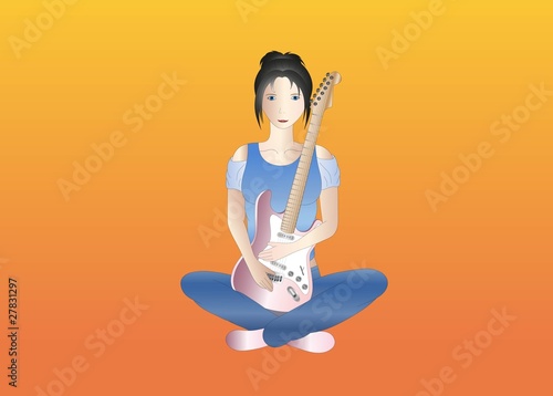 musical girls first love ( background on separate layer )
