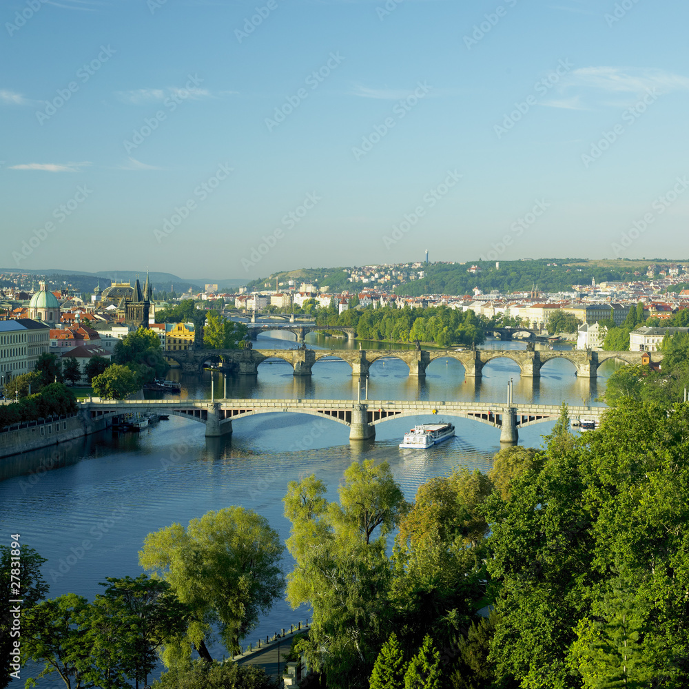 Fototapeta premium bridges, Prague, Czech Republic