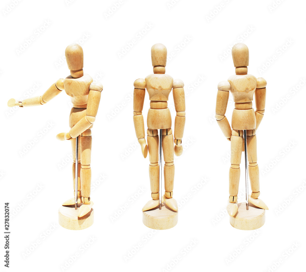 Human body mannequin collection isolated on white background Human body mannequin collection isolated on white background