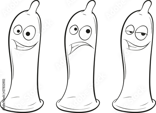 three condoms