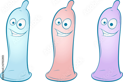 three condoms