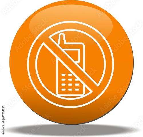 bouton téléphone interdit