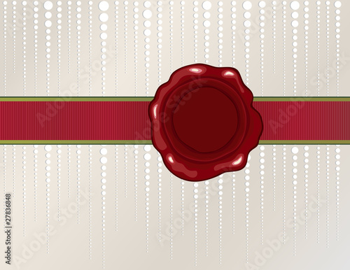Christmas wax seal
