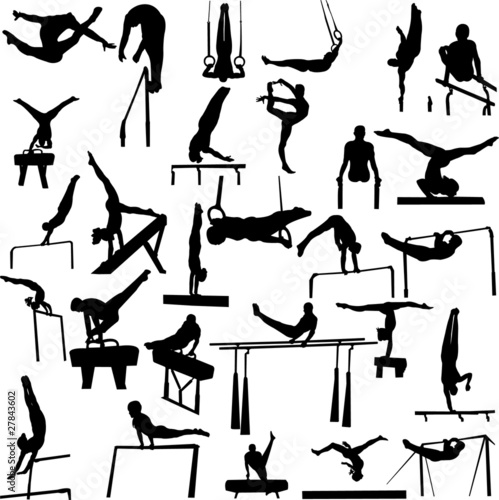 gymnastics collection - vector