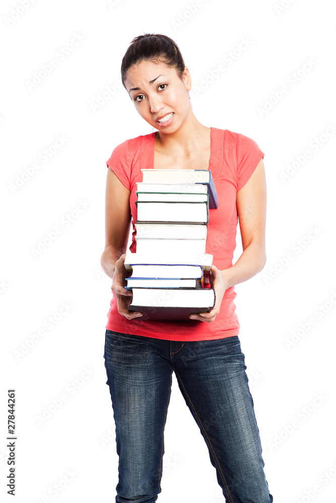 Beautiful college student Beautiful college student