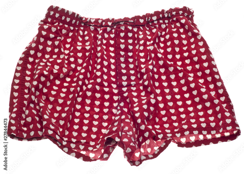 Sexy Men Heart Boxer Shorts Stock Photo Adobe Stock
