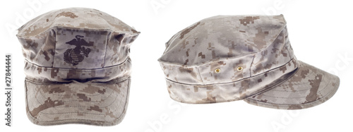 USA Marine Corps Military Hat from Two Angles