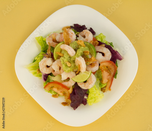 Shrimp Salad Top View