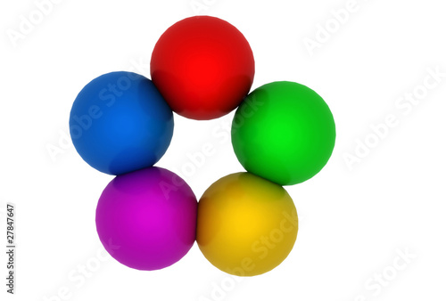 colorful eggs making a group