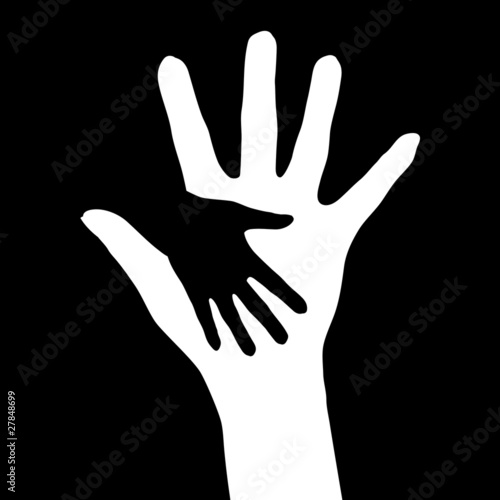 Helping hands.