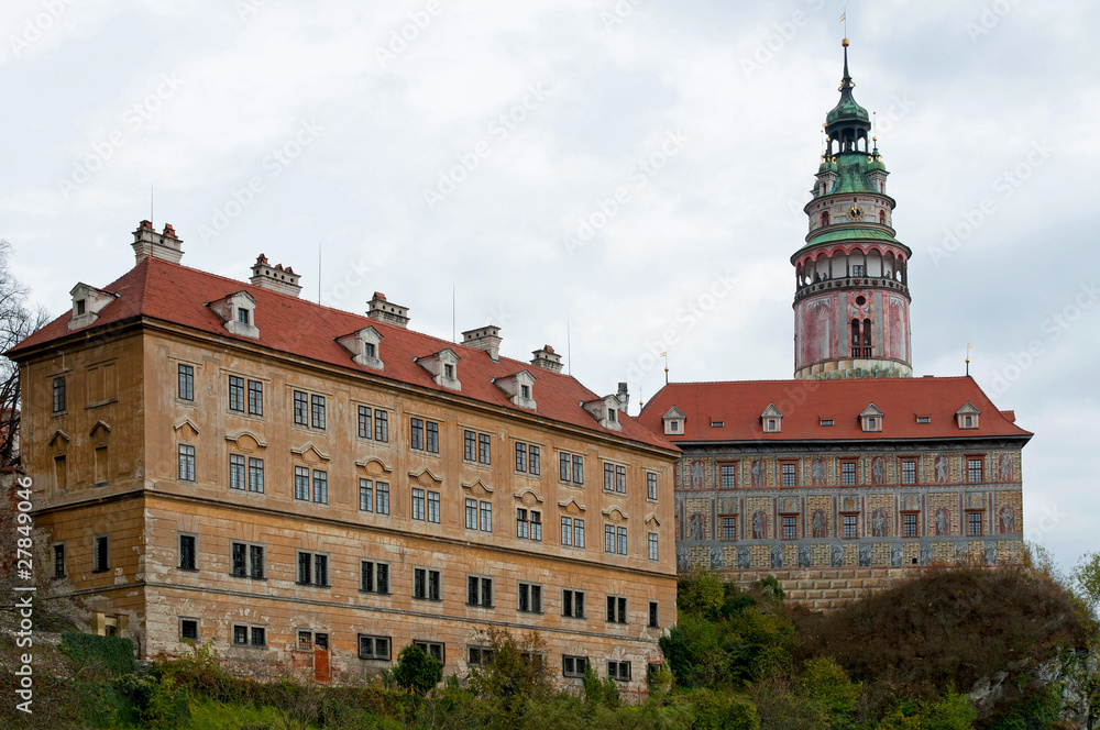 Castle in Cesky Krumlov Castle in Cesky Krumlov