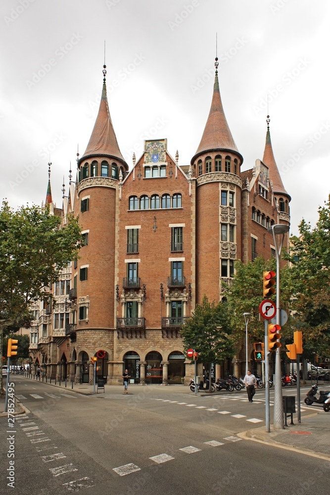 Obraz premium Casa Terrades (Casa de les Punxes), Barcelona