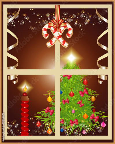 Christmas window