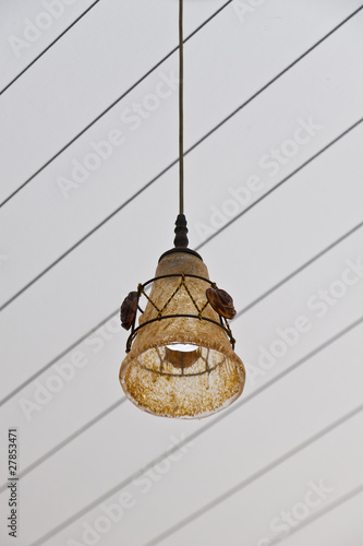 Картината върху платно Beautiful lamp on the roof