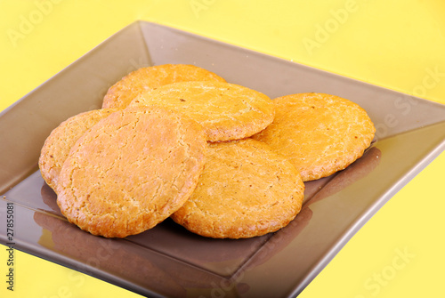 Foto Assiette de cookies nature