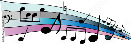 Welle aus Noten