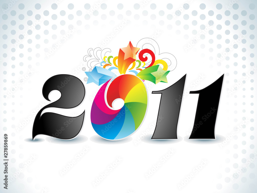 Fototapeta premium abstract 2011 wallpaper