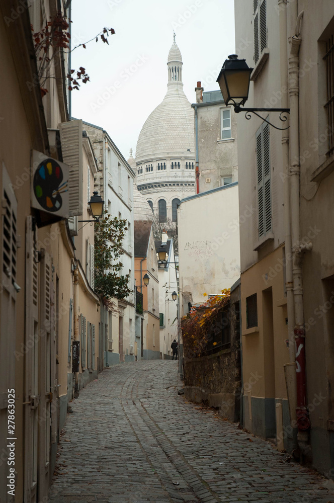 Fototapeta premium Ruelle de Montmartre - Paris