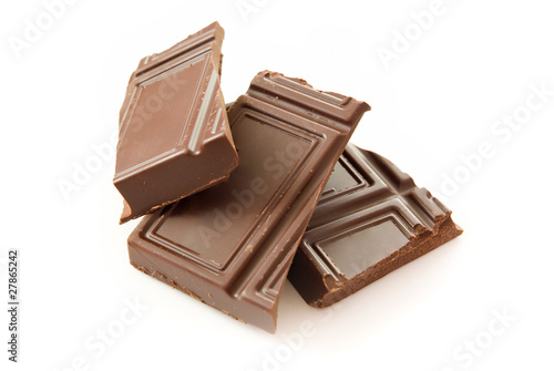 Pieces of chocolate