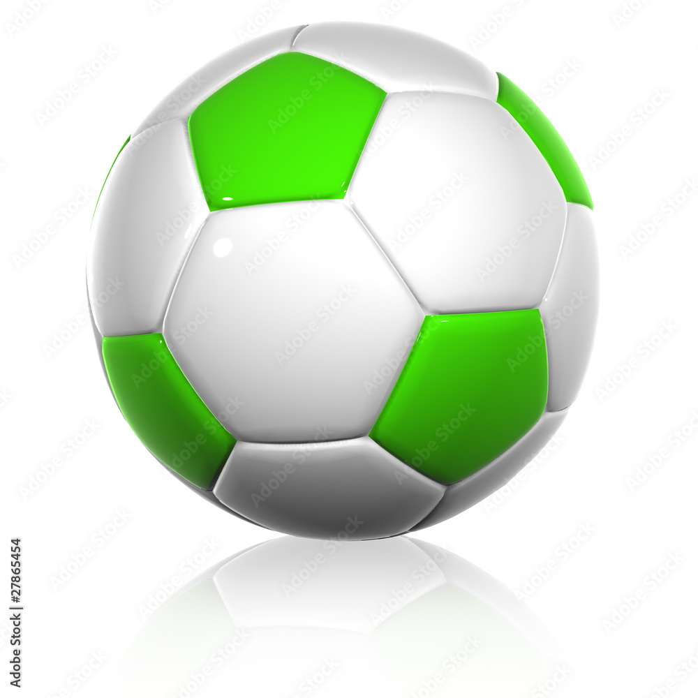 High resolution 3D soccer ball isolated High resolution 3D soccer ball isolated