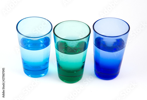coloured shot glasses