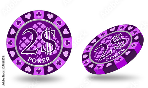 Icon Pokerchip pink