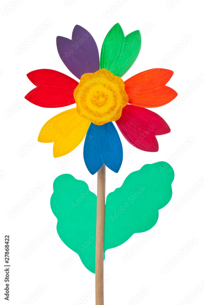Buntes Blumen Windrad Buntes Blumen Windrad