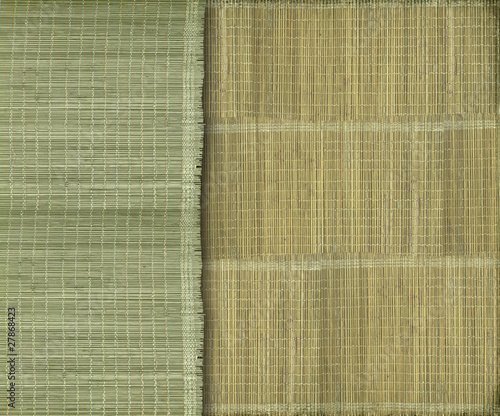 Earthy green and yellow bamboo strip background