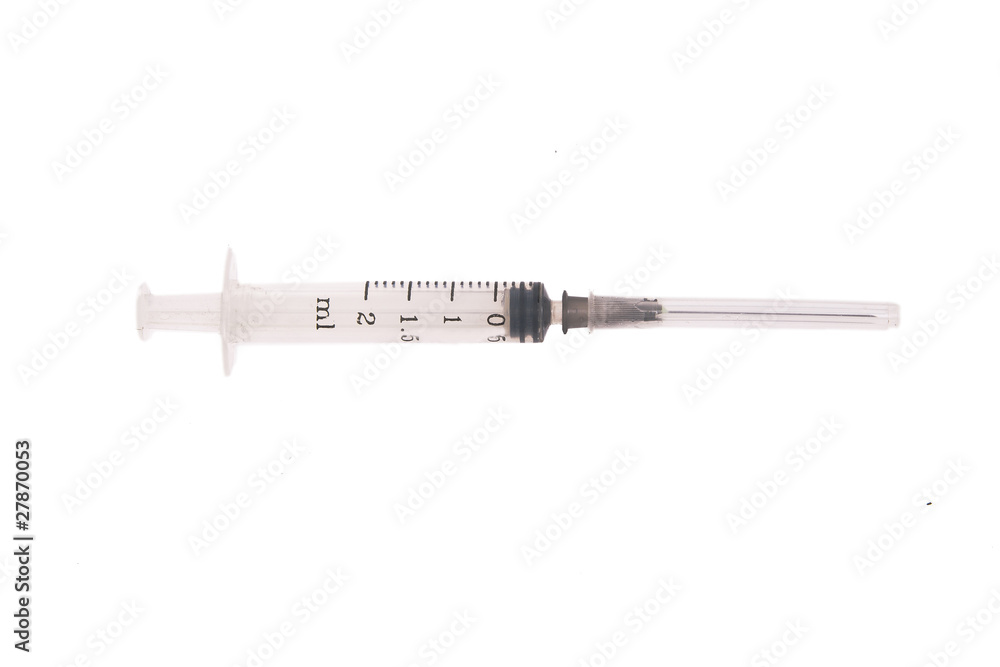 hypodermic syringe isolated hypodermic syringe isolated