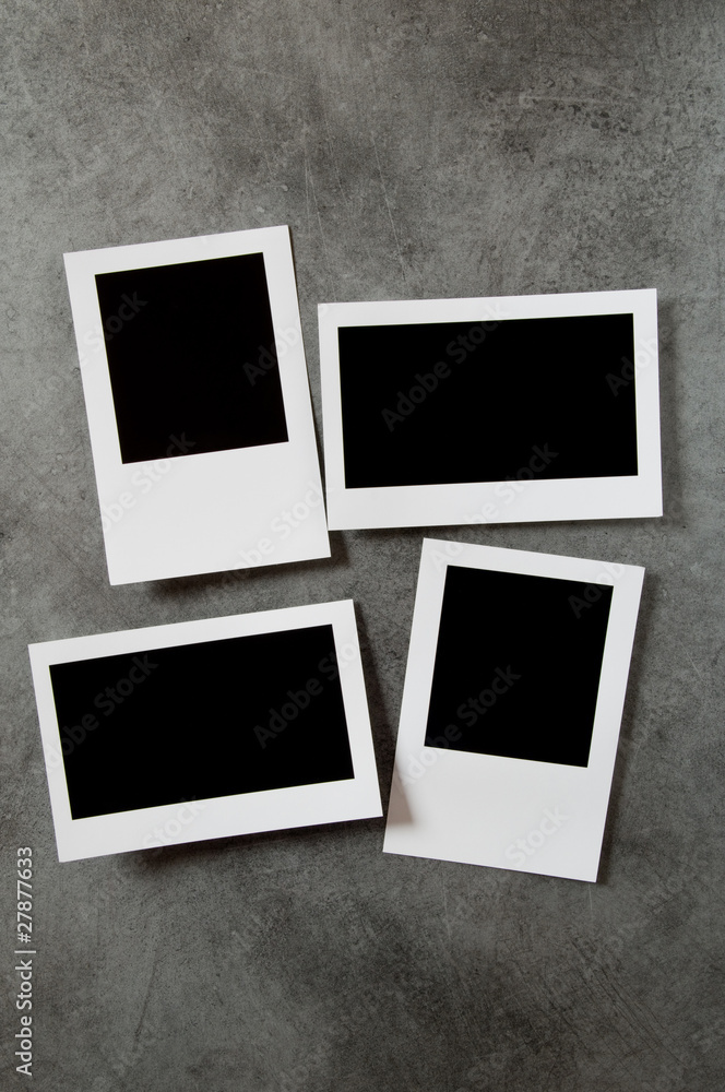 Designer concept - blank photo frames for your photos Designer concept - blank photo frames for your photos