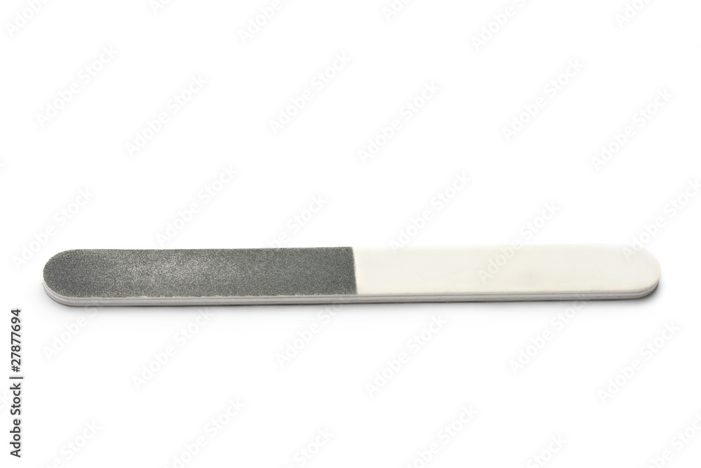 Nail file isolated on white Nail file isolated on white