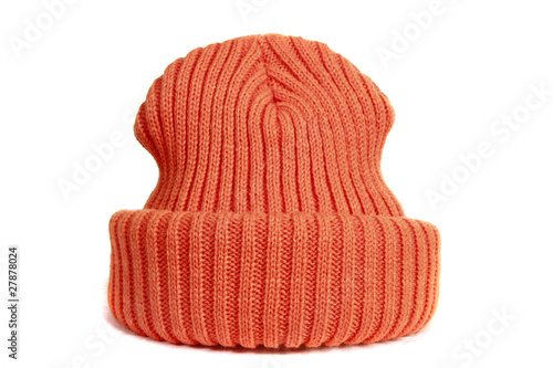 Orange  Mütze