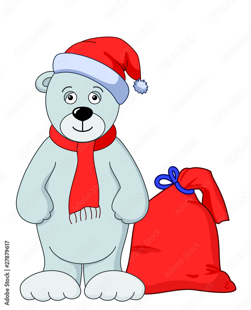 Teddy bear Santa Claus Teddy bear Santa Claus